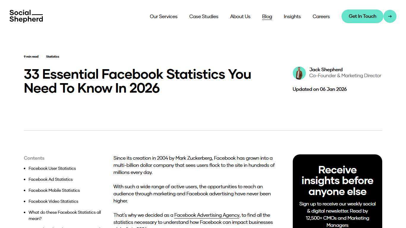 33 Essential Facebook Statistics You Need To Know In 2026
