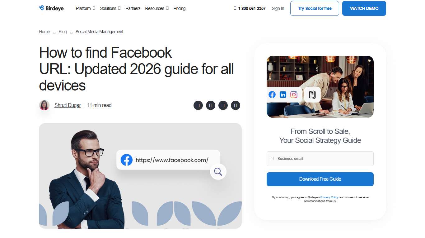 How to find Facebook URL: Updated 2026 guide | Birdeye